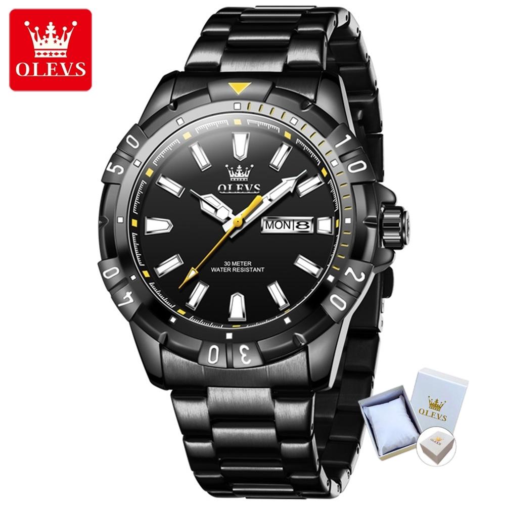 Новые лучшие мужские часы Green Water Ghost Quartz, светящиеся мужские часы, элитные часы