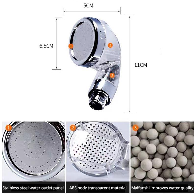 1 шт. Ручной смеситель с переключающим клапаном, душевая лейка для дома, ванной, кухни, набор адаптеров для смесителя, регулируемый смеситель с переключающим клапаном