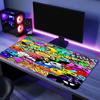 Geometry Dash Mouse Pad - Non-Slip Rubber Base, Smooth Surface for Work,Gaming,Office,And Home Use, Desk Mouse Pad