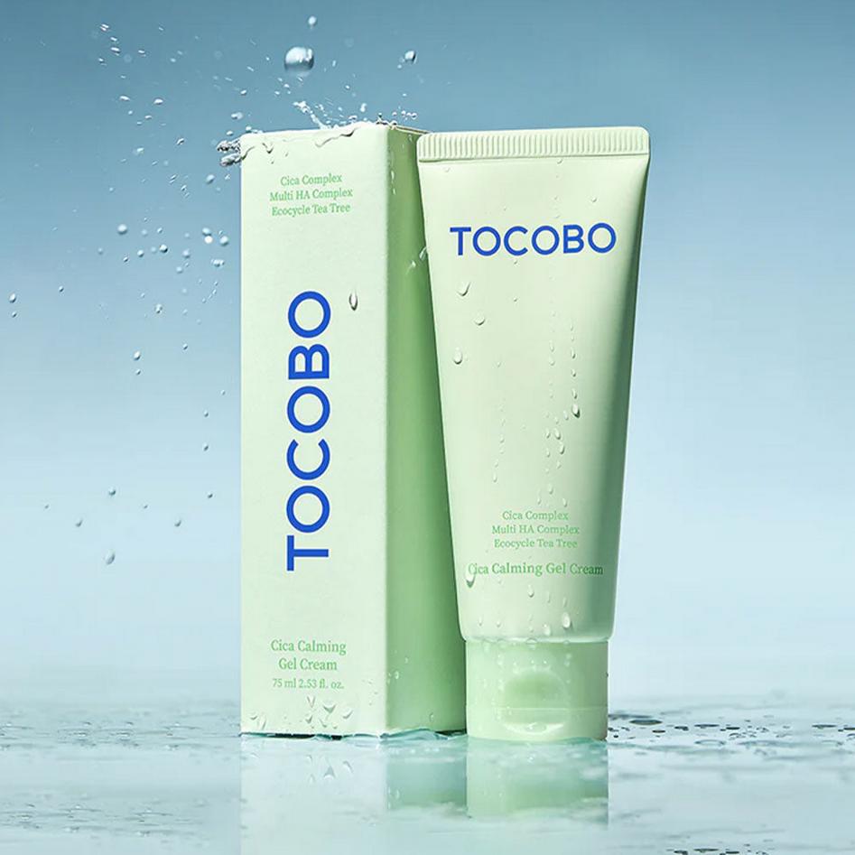 TOCOBO Cica Успокаивающий Гель-Крем 75мл / Легкий, Гипоаллергенный, Увлажняющий, Корейская Косметика, Kbeauty