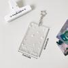 Прозрачный держатель для фотокарточек Акриловая защитная обложка для карт K-pop айдолов Держатель для демонстрации фотографий кредитных удостоверений банковских карт Набор чехлов для студенческих карт