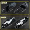 Car Exterior Outside Door Handle Front Rear Pair Set for 1992-1995 Honda Civic 1993-1997 Del Sol 72180SR3J02ZD 72140SR3J02ZD