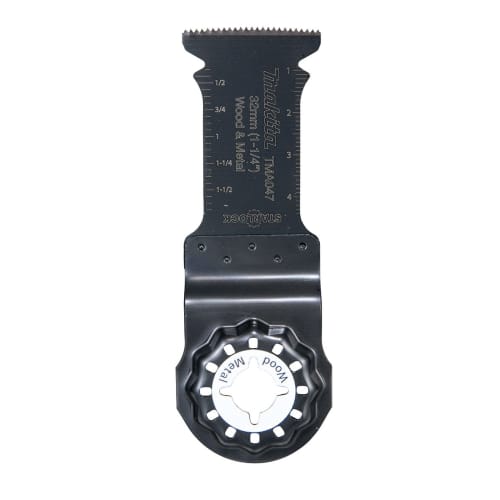 Makita Cut and Sew for Multi-tool for Wood and Metal, Width 32mm X 50mm Bimetal Blade TMA047BIM(A-63797)