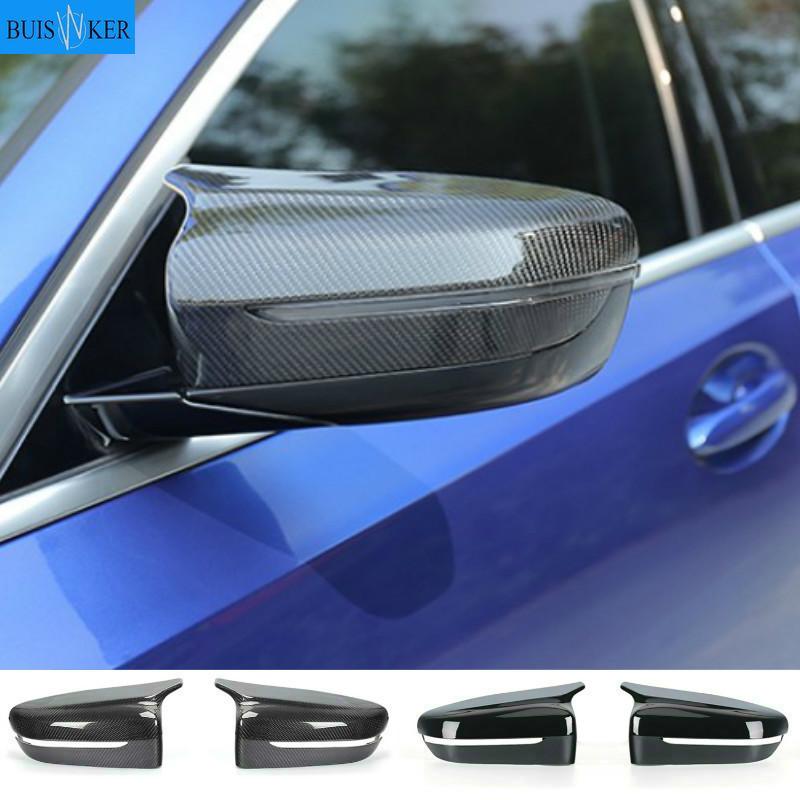 Carbon Fiber Exterior Side Rearview Mirror Cover Trim For BMW 3 4 5 7 8-Series G20 G21 G28 G11 G12 G14 G15 G16 G30 G31 G38 G22