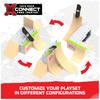 Tech Deck, Competition Wall X-Connect Park Creator, Настраиваемый сборный набор рамп с эксклюзивным фингербордом, детские игрушки для мальчиков и девочек от 6 лет.