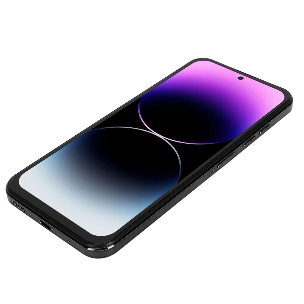 Смартфон I14 PRO MAX 6,7 дюйма с разблокировкой по лицу, перфорированным экраном, сетью 4G, WiFi 2,4 ГГц и 5 ГГц, 8 ГБ ОЗУ, 256 ГБ ПЗУ, Dual SIM