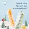Ecoco 21-Cube Silicone Ice Tray with Lid