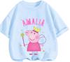 Kawaii Casual Crew Neck T Shirt Cute Cartoon Print Summer Street Style Kids Wear Peppa Pig Boys Girls 3 14