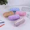 Милый Стильный Плюшевый Держатель для Ручек с Леопардовым Узором, Высокой Вместимостью и Легкой Организацией