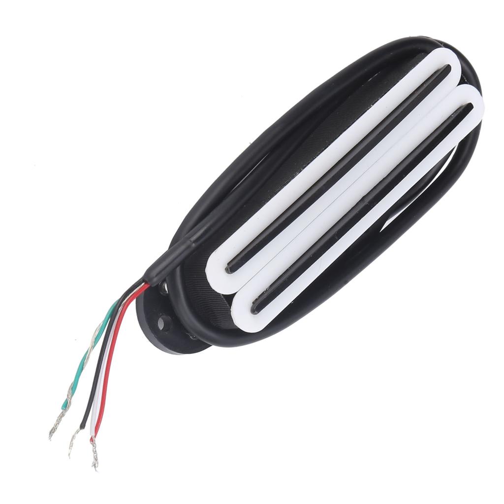 11K Dual Hot Rail Humbucker Pickup Ceramic Magnet ABS Аксессуары для электрогитары Белый Черный рельс
