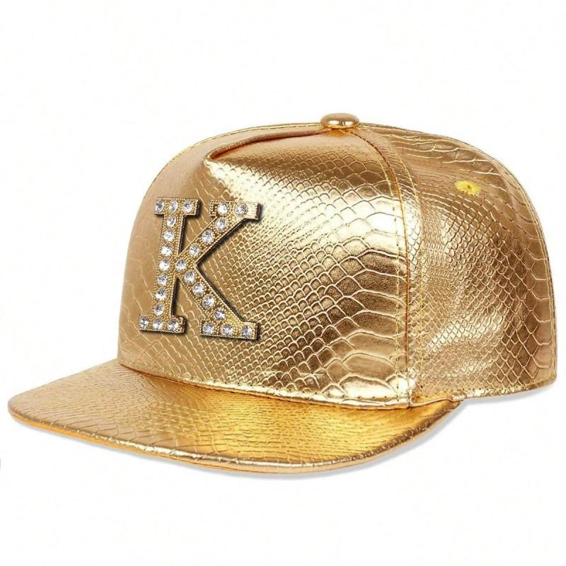 Unisex K Letter Label Hip-hop Hats Fashion Spring Autumn Outdoor Adjustable Casual Baseball Caps Sunscreen Hat
