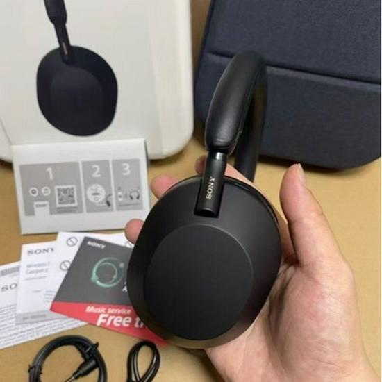 WH-1000XM5 Over-Ear Bluetooth Headphones: Wireless Calls, ANC Noise Cancellation, Touch Control