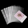 100PCS Loose Leaf Documents Pouch Transparent Archive Bag Useful A4 Loose-leaf File Pocket