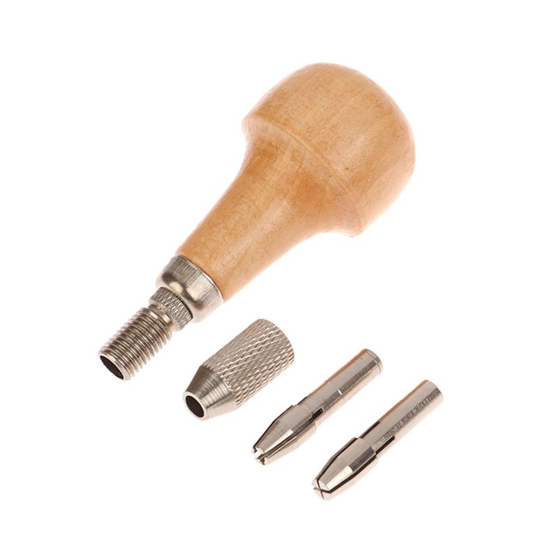 Инструменты для самодельных ювелирных изделий, тиски для ювелирных изделий, деревянная ручка с 2 патронами, набор инструментов для сверления и намотки проволоки