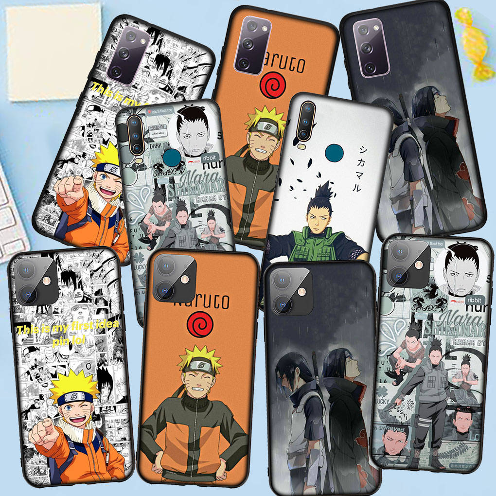 Чехол для телефона Samsung Galaxy S25 S24 S23 iPhone 16 15 Redmi Note 14 13 12 16E 8 9 X 11 Pro Max XR OPPO Moto Huawei Nara Shikamaru Poster Naruto Cover