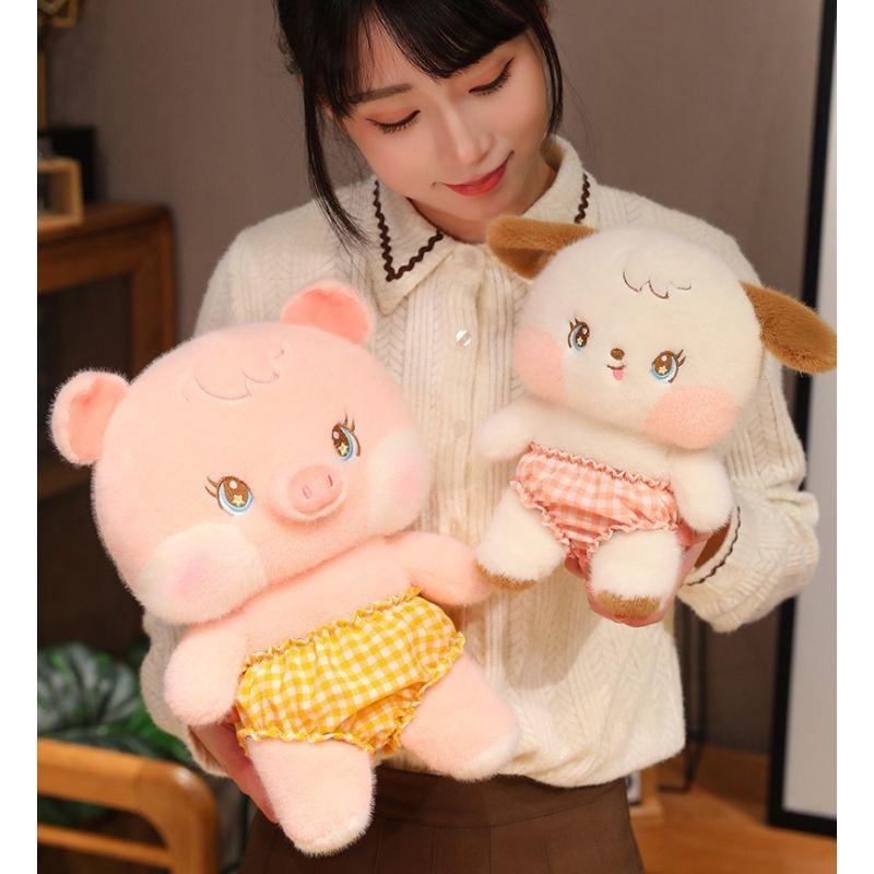 Adorable Mushroom Panda Plush Toy Perfect Gift For Children And Girls 25cm