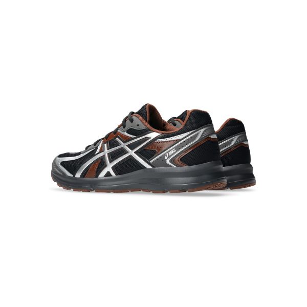 Asics Jog 100S Модные Спортивные Повседневные Беговые Кроссовки Мужские кроссовки Черный Серебристый 1203A741-002