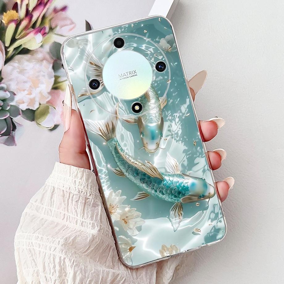 For Honor Magic6 Lite Case ALI-NX3 Popular Fashion Painted Cover Soft Slim Phone Case For Honor Magic5 Lite Magic 6 Lite 5G Bags