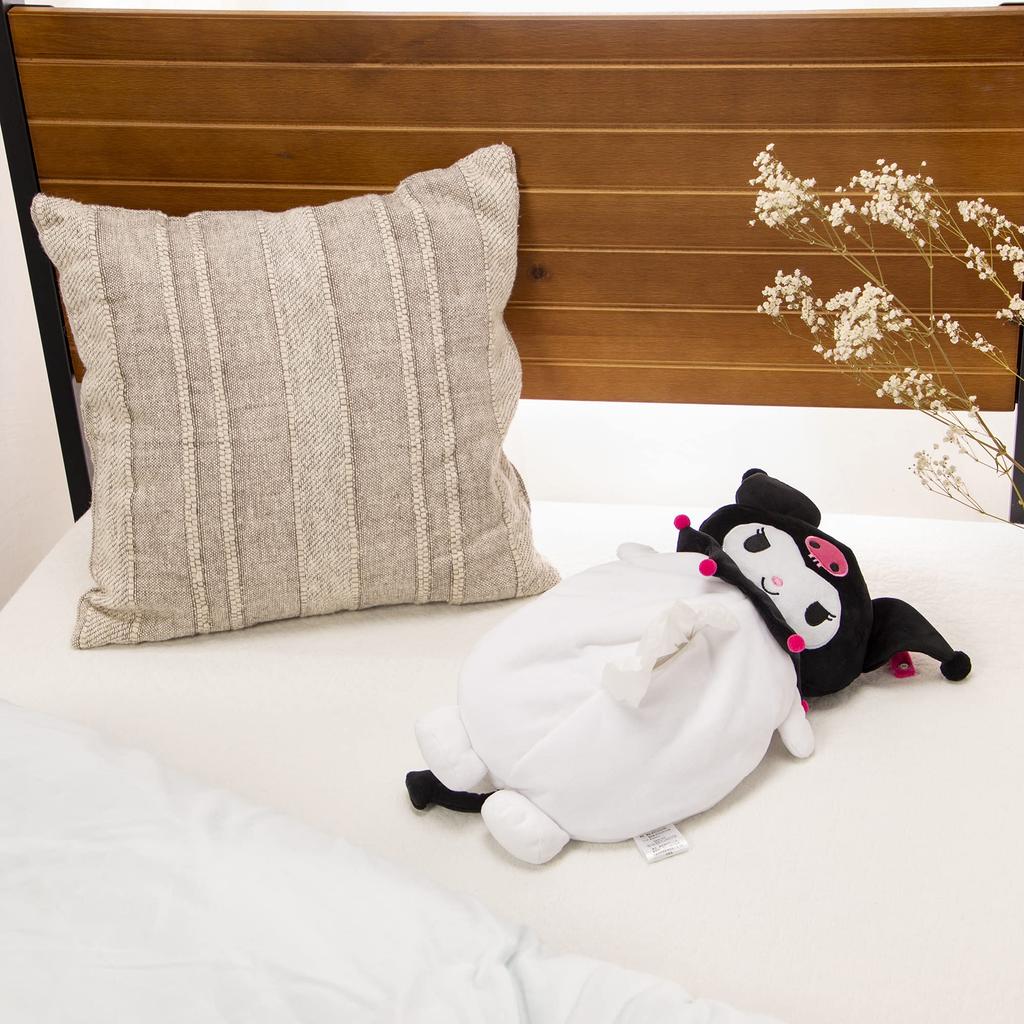 MORIPiLO Sanrio Подвесной держатель для салфеток Коробка для салфеток Мягкая и милая Автомобильная плюшевая бумага SANRIO Morishita Pillow (Настенная крышка Куроми) приблизительно. 40см, Гладкий,