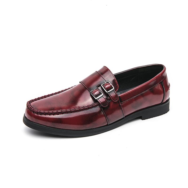 Fashion Extravagant Glossy Handmade Comfortable High-quality Leather Shoes Non Slip Men Advanced Casual Formal Business Office Loafers