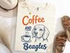 Coffee and Beagle Dog Shirt