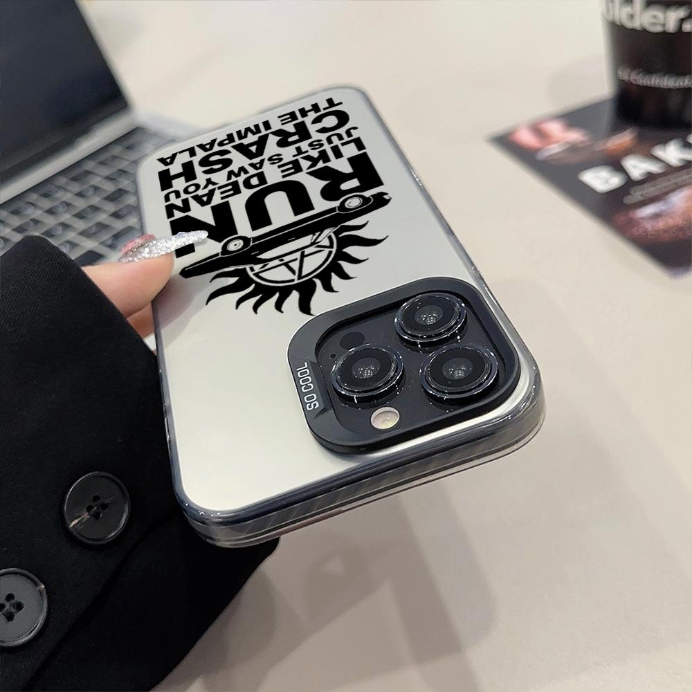 Supernatural Tv Show Phone Case Matte Colored Silver For IPhone 17 15 14 16 13 12 11 Pro Max Plus XS X Shockproof Hard Cover