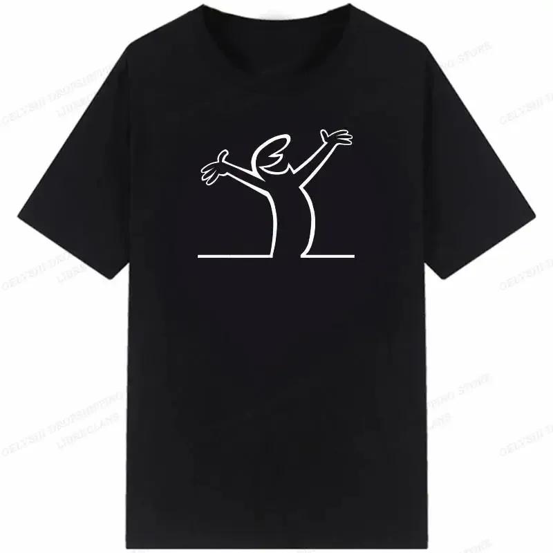 The Line Osvaldo Cavandoli T Shirt Fashion Hip Hop La Linea T Shirt Casual Crew Neck Plus Size T Shirt Women