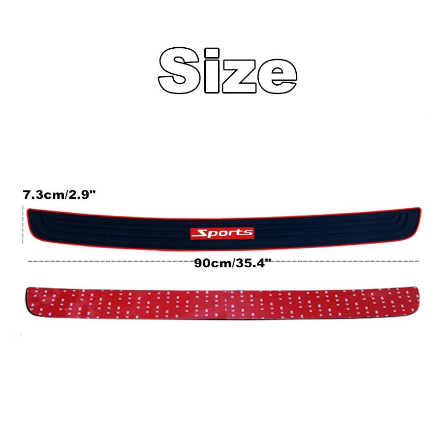 4 шт. Универсальные резиновые накладки на пороги дверей автомобиля, защитные панели, накладки на ступеньки, защита углов бампера