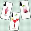 Чехол для телефона с изображением напитка для Xiaomi Mi 11 10 A2 A2lite A1 9 9SE 8Lite 8explorer F1 Poco M3 X3 Pro Fundas Cove