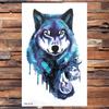 Realistic Dragons Fake Temporary Tattoo For Men Women Tribe Tigers Tattoos Stickers Spray Wolf Flowers Waterproof Tatoo Body Art