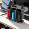 Зарядная док-станция для Nintendo Switch/2/OLED Joy-Con 4-в-1 Зарядная база для игровых контроллеров Джойпадов Зарядное устройство для геймпадов Зарядная станция с вентилятором RGB-подсветкой