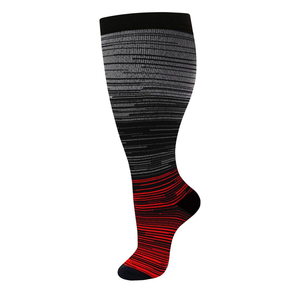 Компрессионные носки больших размеров с высокой эластичностью для фитнеса и ожирения