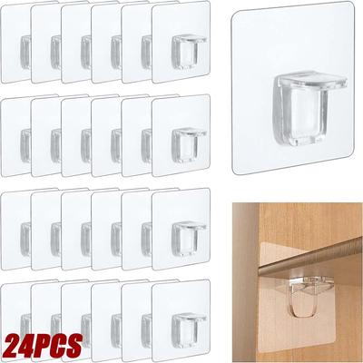 8/16 шт. опорные штифты для полок, клейкие зажимы для полок, прочные штифты для перегородок для кухонного шкафа, книжных полок, кронштейнов для шкафа, вагонки