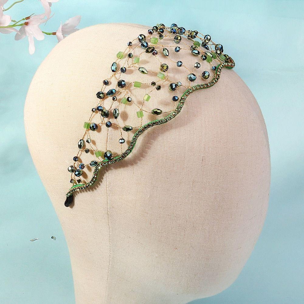 Handmade Sparkling Rhinestone Tiara Wedding Headpieces Bride Hair Bands Birthday