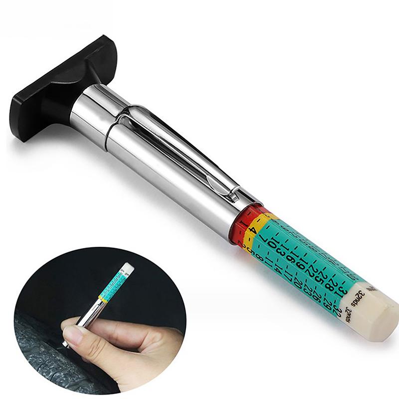25Mm Car Tyre Tire Tread Depth Gauge Meter Auto Tire Wear Detection Measuring Tool Caliper Thickness Gauges Monitoring System