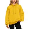 Women's Stand Collar Sweatshirt Oversized Turtleneck Drawstring Pullover Long Sleeve Top
