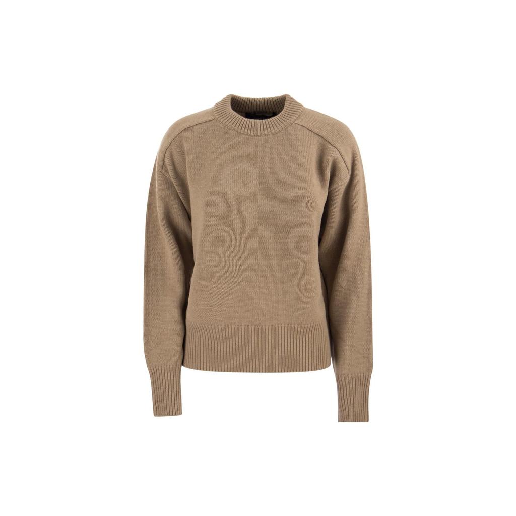 Canada Goose Solid Color Wool Crew Neck Sweater Women sweaters 7601W2149