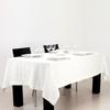 RECTANGULAR IVORY COTTON TABLECLOTH