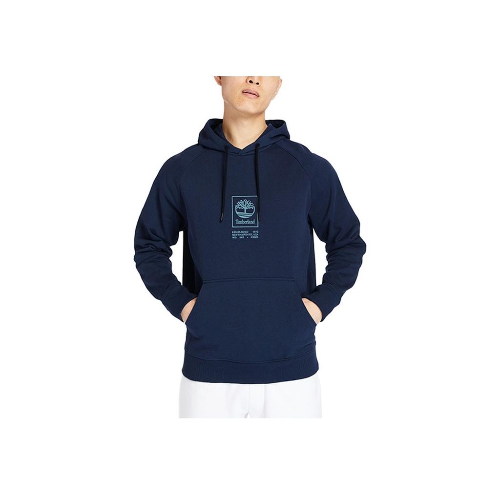 Timberland Tree Embroidered Sports Hoodie Men Hoodies Navy-Blue A2D3U-451