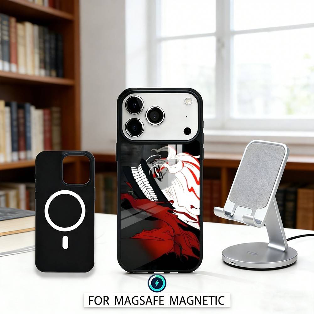1 шт. Аниме D-Dandadan Чехол для телефона для iPhone 17,16,15,14,13,12,Pro,Max Для Magsafe Магнитная Беспроводная Зарядка