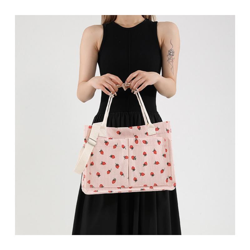 Simple Casual Personality Fashion Single Shoulder Tote Shopping Bag Tote Bag Summer Student Cloth Bag