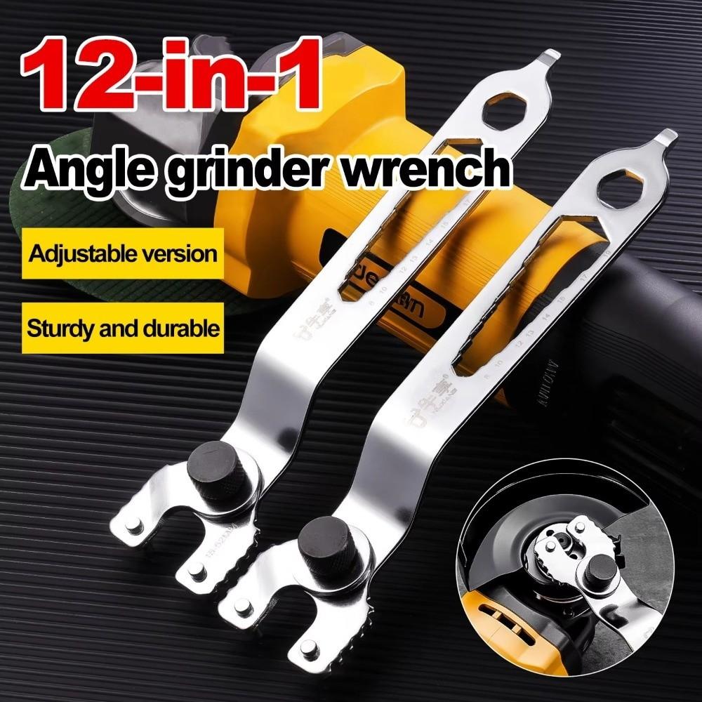 Adjustable Jaw Angle Grinder Wrench Multi Function Grinder Wrench Disc Replacement
