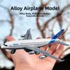 2pcs Alloy Inertia Airplane Airliner Toys Force Control Transporter Plane Model  Boy Girls Gift