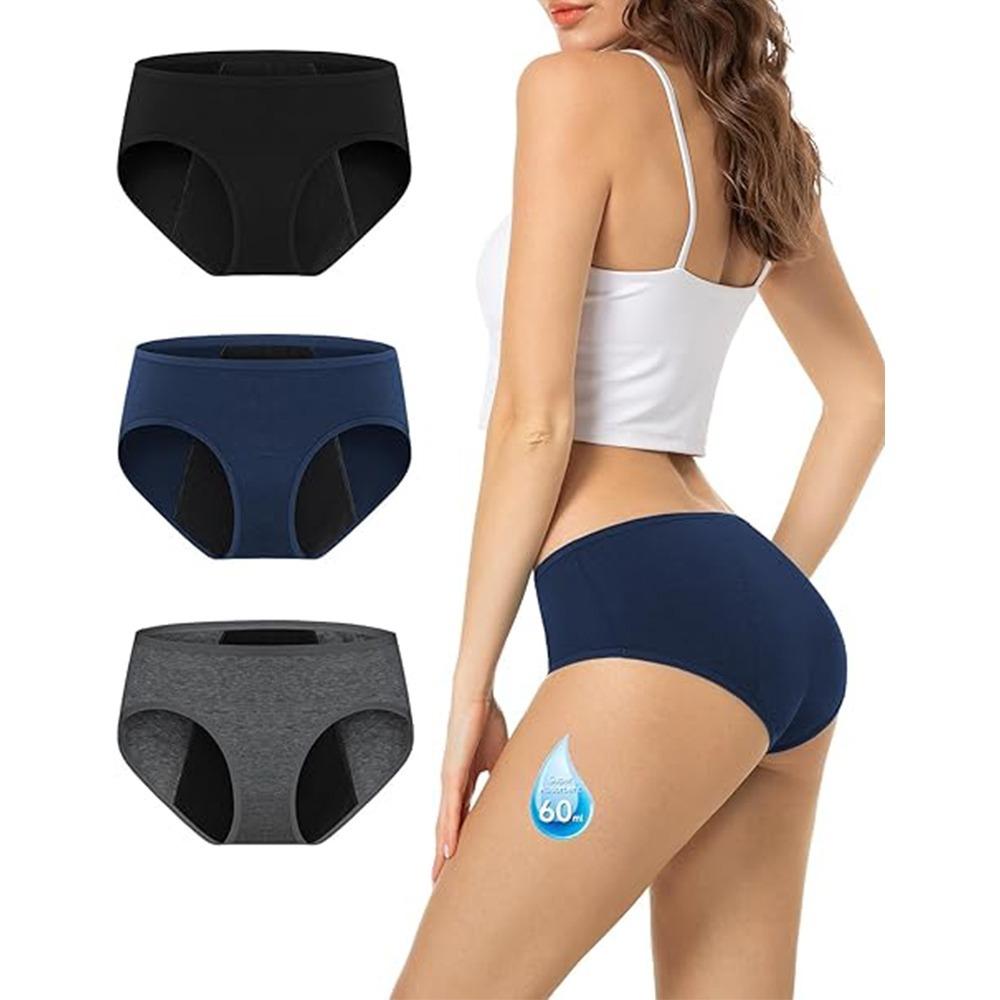 Cotton Women's Menstrual Underwear High Flow Rate Cotton Briefs  Girlfriend Gift