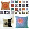 Chic Vintage Cotton Linen Throw Pillow Case Cushion Cover For Sofa And Bedside
