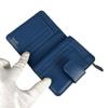PRADA Zip around Safiano wallet leather blue Women 1ML018 Used