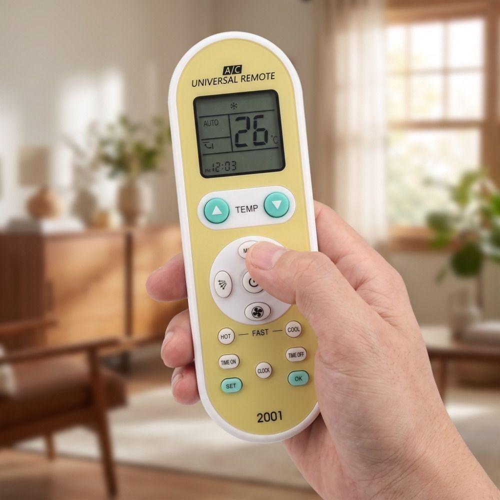 Easy Setup Universal AC Remote Controller Portable Air Conditioning Remote Household Use