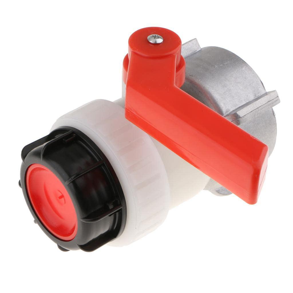 Replacement Tap Aluminum Alloy IBC Tank Adapter With 80mm Inlet And 50mm Outlet Portable Accessory for Efficient Flows
