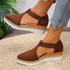 Мода 2025 Мода Женская обувь Закрытый носок Женские сандалии Новые Слипоны Повседневные Большой размер Удобные Легкие Самые продаваемые Туфли для женщин