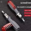 "10-in-1 Multi-Angle Ratchet Screwdriver Set with Cross, Phillips, and Special-Shaped Heads"